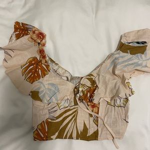 Floral Crop Top
